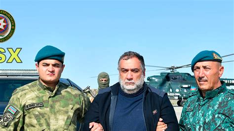 Azerbaijan arrests the former head of Nagorno-Karabakh’s separatist government after an offensive